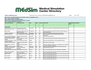 The downloadable MEdSim Magazine Medical Simulation