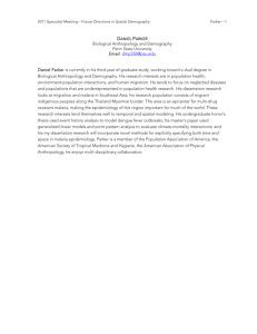 Biological Anthropology and Demography Penn State University