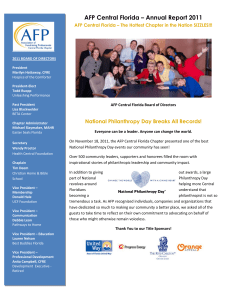 2011 Annual Report - Association of Fundraising Professionals