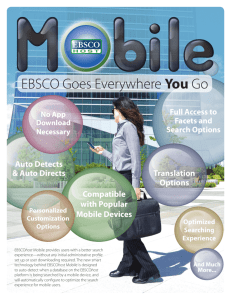 EBSCO Goes Everywhere You Go