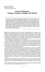 Causes of Polygyny: Ecology, Economy, Kinship, and Warfare