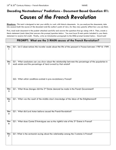 French Revolution DBQ
