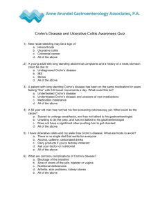 Crohn's Disease and Ulcerative Colitis Awareness Quiz