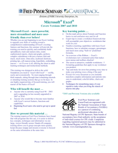 Microsoft Excel - Building Owners and Managers Association of