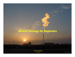 Mineral Geology for Beginners