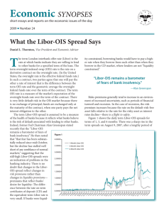 What the Libor-OIS Spread Says - St. Louis Fed