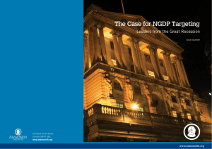 The Case for NGDP Targeting