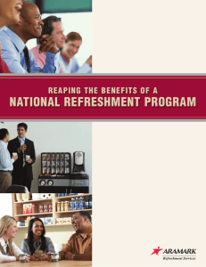 NATIONAL REFRESHMENT PROGRAM