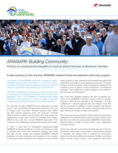 ARAMARK Building Community