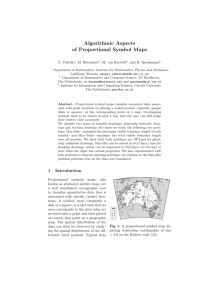 Algorithmic Aspects of Proportional Symbol Maps