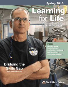Learning For Life - North Idaho College