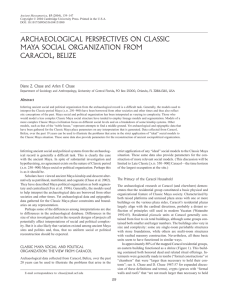 archaeological perspectives on classic maya social organization