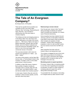 The Tale of An Evergreen Company?