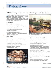 Projects of Note - American Institute of Architects