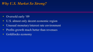 Economic & Markets Outlook?