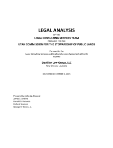 legal analysis - The Senate Site