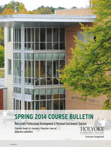 spring 2014 course bulletin