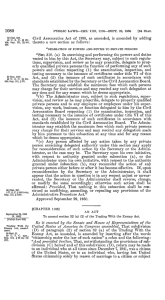 1080 Civil Aeronautics Act of 1938, as amended
