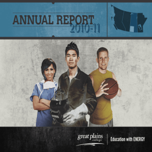 ANNUAL REPORT - Great Plains College