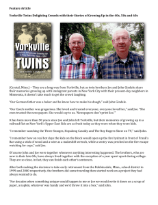 Feature Article - Yorkville Twins