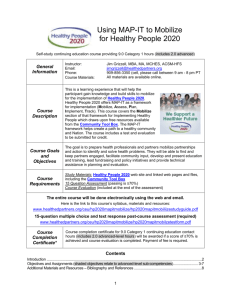 Study Guide - Health Education Partners