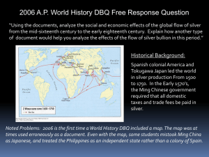 2006 A.P. World History DBQ Free Response Question
