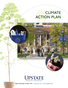 climate action plan - Reporting Institutions