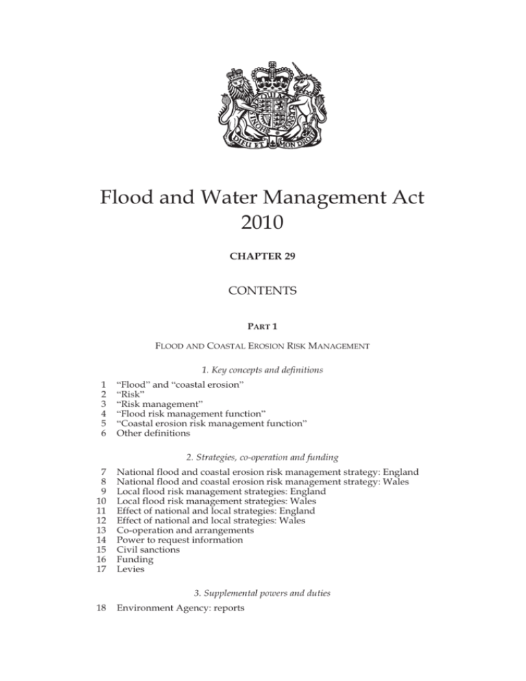 Flood And Water Management Act 2010