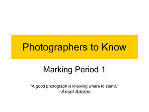 Photographers to Know