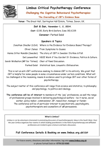Limbus Critical Psychotherapy Conference