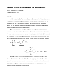 Experiment 49, The Diels-Alder Reaction of Cyclopentadiene with