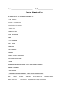 Ch. 8 review sheet - Perry Local Schools