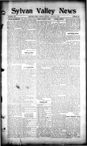 volume-xix bbevmd, north carolina, friday. august 28. 1914. number-35
