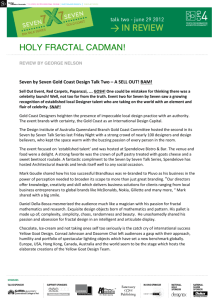holy fractal cadman! - Design Institute of Australia