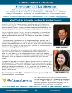 West Virginia University Leadership Studies Program
