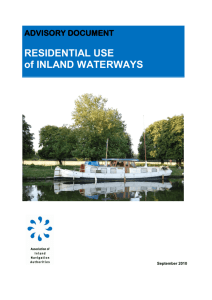 AINA Advisory document rESIDENTIAL USE OF WATERWAYS