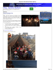 Assyrian Christians pics christmas 2014 refugee camp, view the