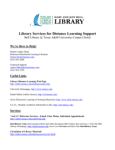 Library Services for Distance Learning Support