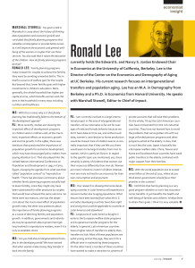Ronald Lee - National Transfer Accounts