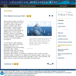 NOAA's National Ocean Service: Education Currents