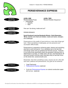 Perserverance - Encinitas Union School District