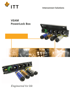 ITT Veam Powerlock Box Datasheet - Connector