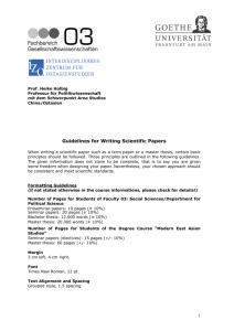 Guidelines for Writing Scientific Papers