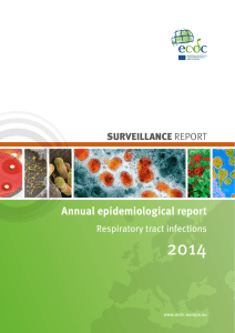 Annual epidemiological report 2014 – Respiratory tract infections