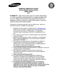 Samsung Scholarship Application Instructions