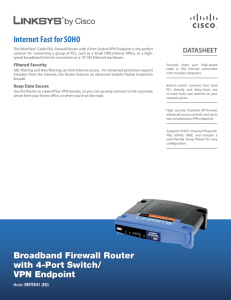 Linksys BEFSX41 Broadband Firewall Router with 4