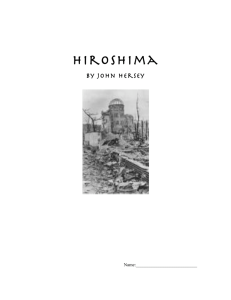 Hiroshima - Mr. Hurst's Class Page