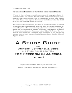 a Study Guide - Freedom School