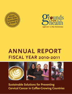 annual report - Grounds for Health