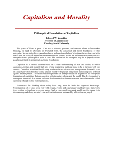 Philosophical Foundations of Capitalism